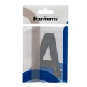 Letra puerta A acero inoxidable con adhesivo