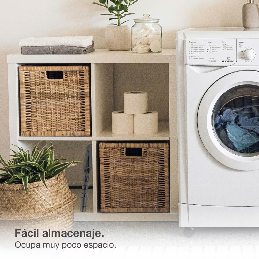 Taburete de plástico plegable