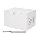 Tornillo con taco de Nylon 80mm Ø10mm