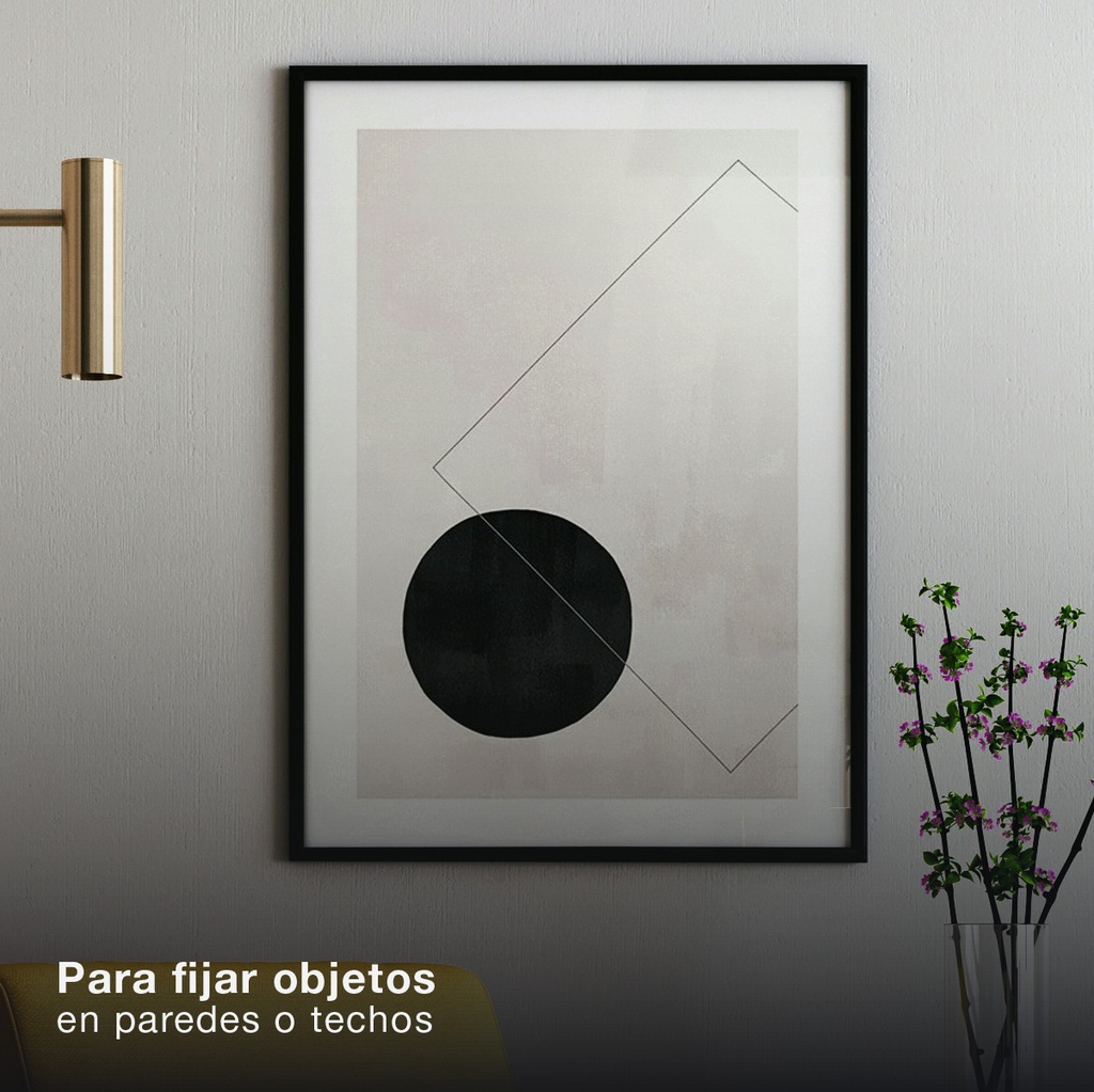 Tornillo con taco de Nylon 80mm Ø10mm