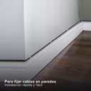 Bolsa de 100 grapillones para cable teléfono