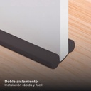 Doble rollo aislante 0,95M Negro