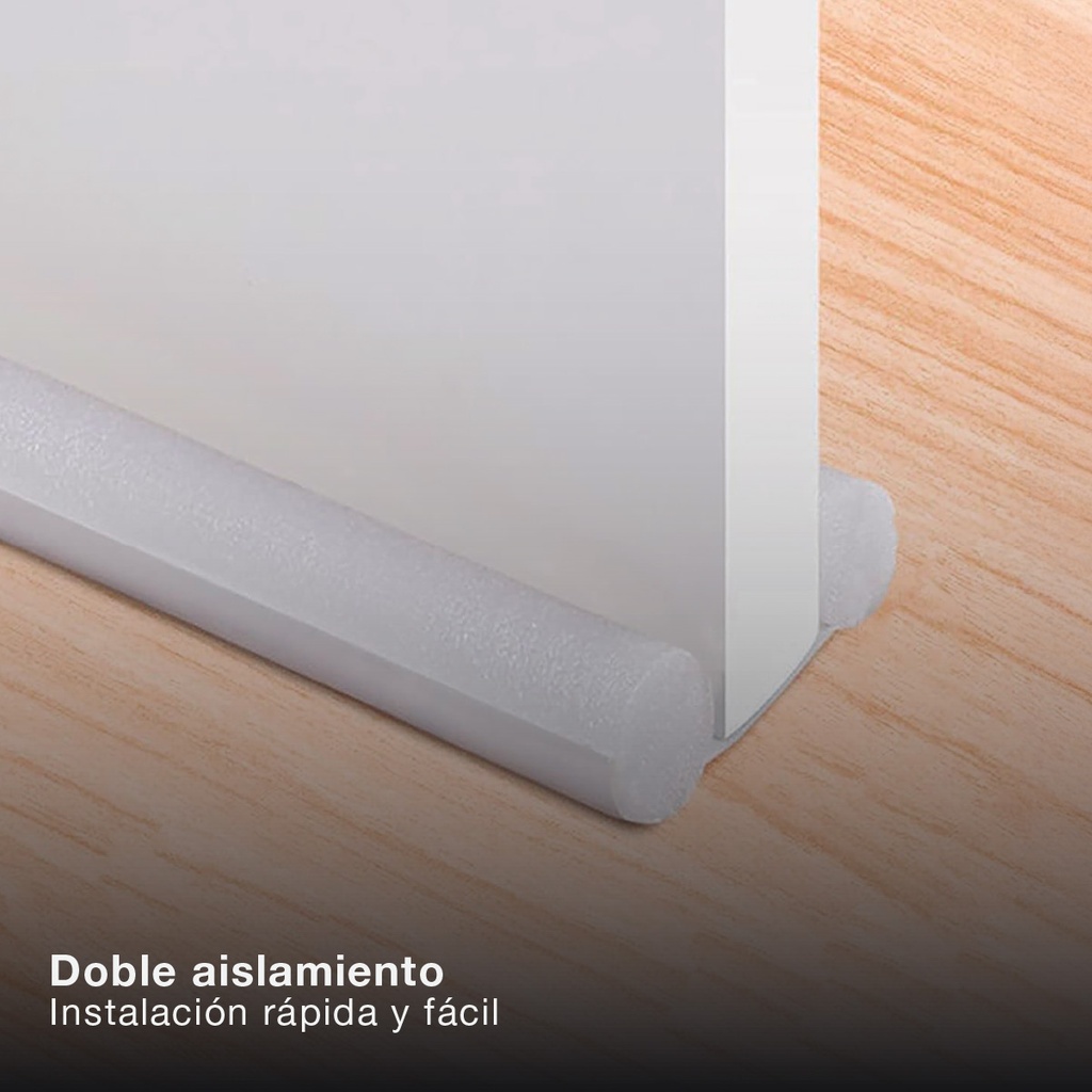 Doble rollo aislante 0,95M Blanco
