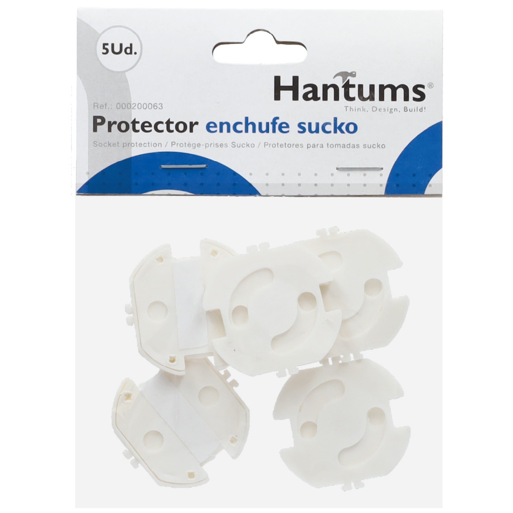 Bolsa 5 protectores para enchufes sucko
