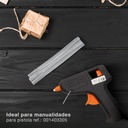 Bolsa 6 Barras de silicona transparente Ø7