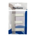 Letra puerta E acero inoxidable con adhesivo