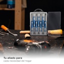 Set 7 destornilladores de alta precisión - 4 planos y 3 Philips