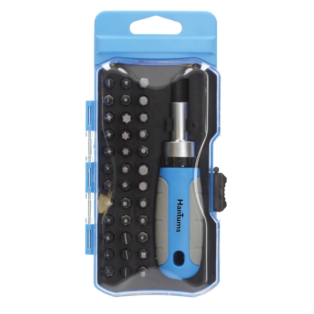 Set 37 piezas destornilladores de precisión con carraca