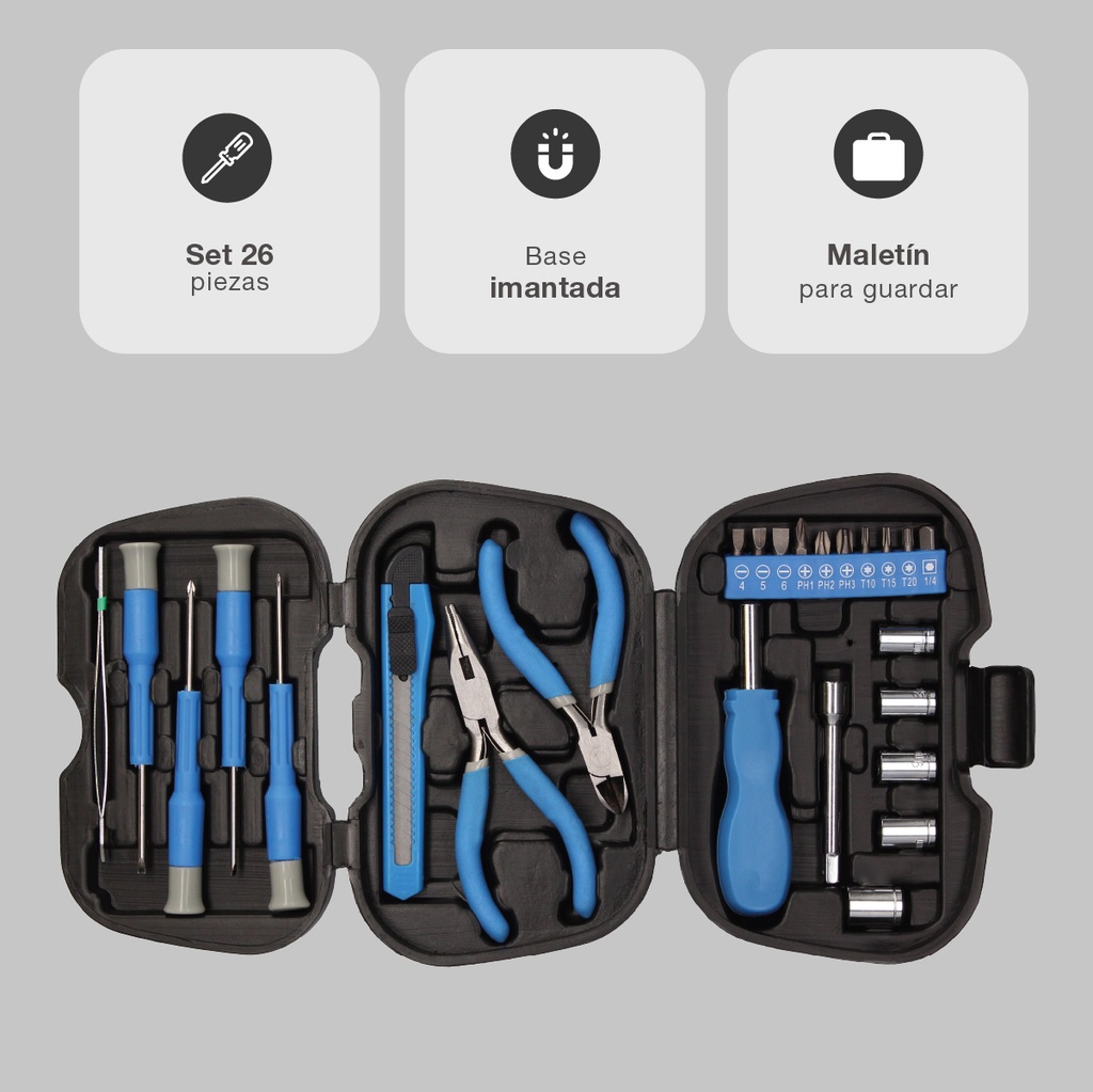 Kit de herramientas básicas para el hogar