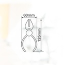 Mini-Alicate Universal, Cromo Vanadio 120mm