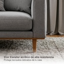 Set 20 fieltros adhesivos redondos Ø16mm - Marron