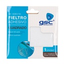 Fieltro adhesivo cuadrado 100x85mm - Blanco