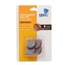 Set  4 fieltros redondos con clavo Ø35mm - Marron