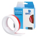 Burlete de silicona adhesivo 1M Blanco