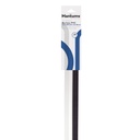 Burlete adhesivo PVC con flecos 1M - Blanco