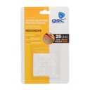 Pack 25 gotas protectoras adhesivas 2mm Ø9mm