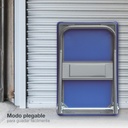 Carro plataforma de transporte plegable con frenos Máx. 150kg
