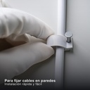 Bolsa de 100 grapillones para cable manguera redondo 6mm