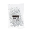 Bolsa de 100 grapillones para cable manguera redondo 5mm