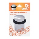 Tope puertas Ø36x35mm mate cilíndrico