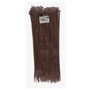 Bolsa 100u bridas 100% nylon 300x4.8mm Marrón