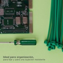 Bolsa 25u bridas 100% nylon 250x4.8mm Verde