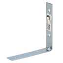 Angulo recto de refuerzo 100x100x22mm zincado
