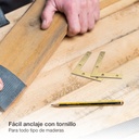 Escuadra alineacion 100x100x16mm bicromatado