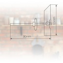 Bolsa de 2 tacos con espiga