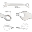Llave combinada CR-V 7mm