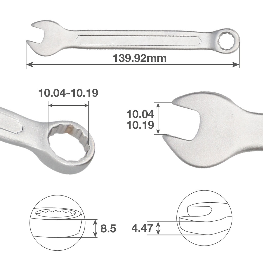 Llave combinada CR-V 10mm
