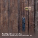 Pasador cerrojo orificio candado 100mm bicromatado