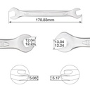 Llave inglesa fija 12 y 13mm