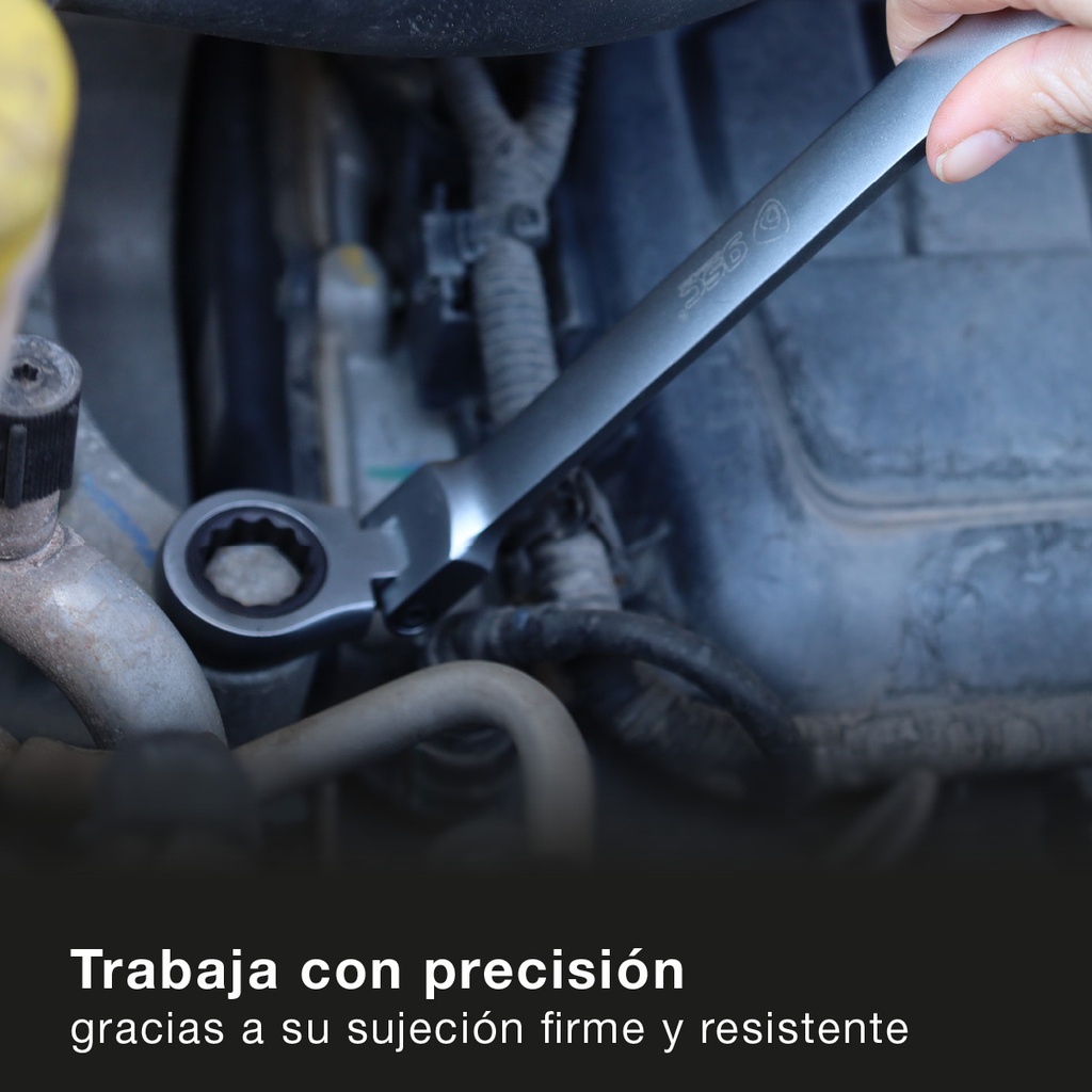 Llave combinada con carraca CR-V 13mm