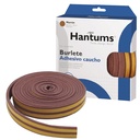 Burlete adhesivo caucho 9mm - 6M Marrón