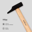 Martillo carpintero con mango de madera 20mm 160gr