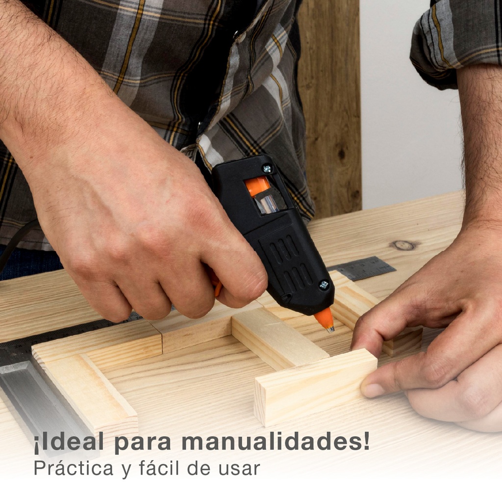 Pistola de silicona en barra 60W - Blister