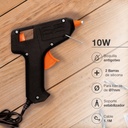 Pistola de silicona en barra  10W- Blister