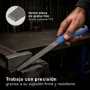 Lima plana para metales 300mm