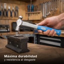 Martillo de bola con mango de fibra de vidrio 450gr