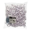 Pack 100u fijadores de tubo con taco Ø16mm