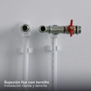 Pack 50u fijadores de tubo con taco Ø25mm
