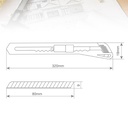 Cúter estándar para manualidades - 24u caja exp