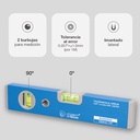 Nivel 25cm con lado magnético