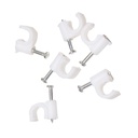 Bolsa de 100 grapillones para cable manguera redondo 7mm