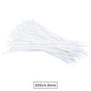Bolsa 100u bridas 100% nylon 200x4.8mm Natural