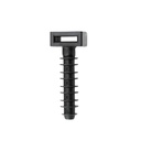 Bolsa 100u taco bridas 43x9.8mm Negro