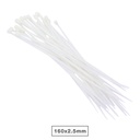 Bolsa 25u bridas 100% nylon 160x2.5mm Natural