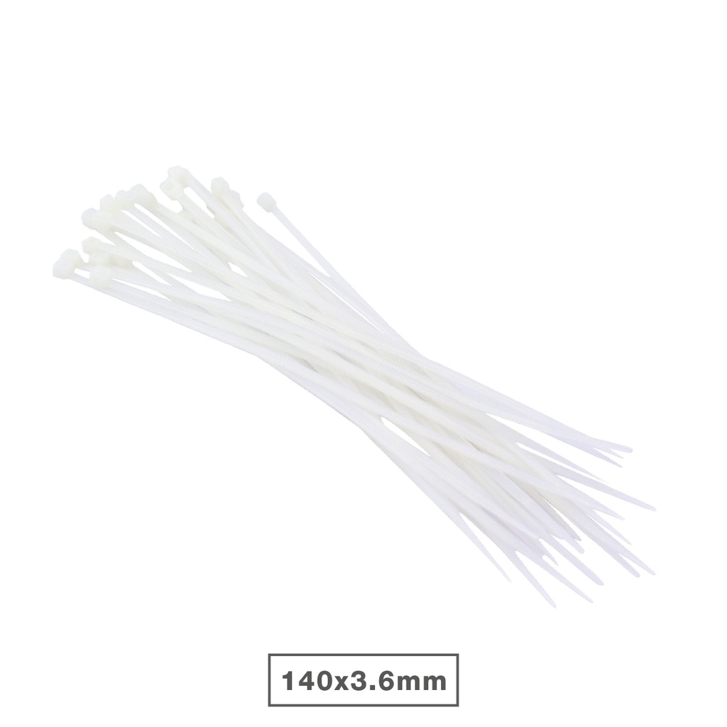 Pack 25 Unidades Bridas 140x3.5mm Natural