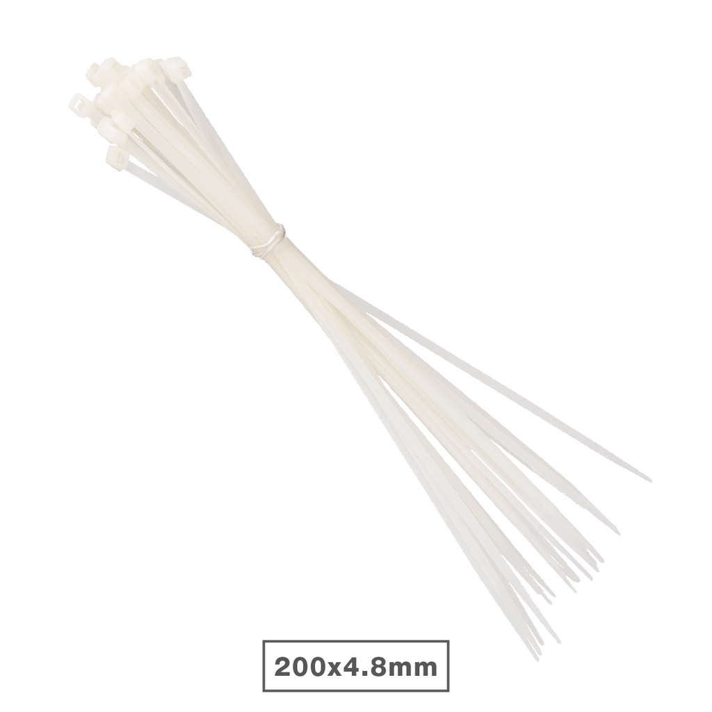 Pack 25 Unidades Bridas 200x4.8mm Natural